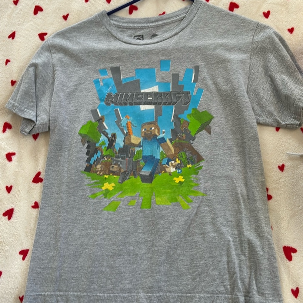 minecraft boys shirt
